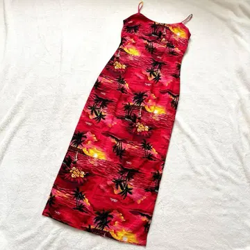 ROYAL CREATIONS 하와이 무무 원피스 드레스 선셋