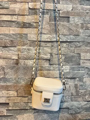 다리치 캐비아 스킨 가죽 스몰 파우치