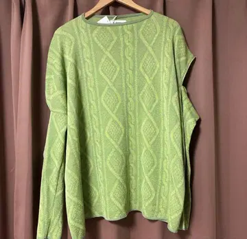 sulvam 케이블 패턴 니트 24ss