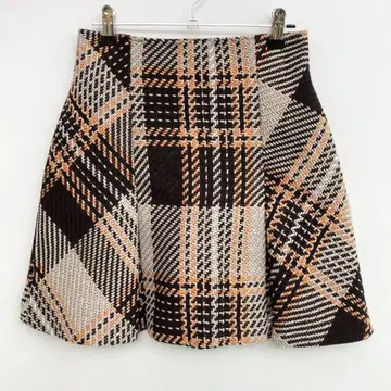 컨디션 최상 스나이델 SNIDEL 로빙 체크 미니 스커트 사이즈 1