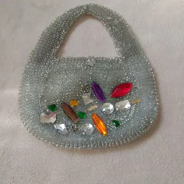 메쉬 와이어 백 비쥬