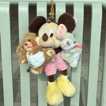 유니베스티즈 예크 토끼 & 미키 & 모카 키링 키체인