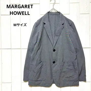 일본제 MARGARET HOWELL 코튼 자켓 M 사이즈 그레이 색상