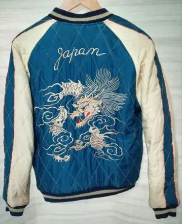 GOLD 테일러 토요 리버서블 스카잔 벨벳 Eagle&Dragon