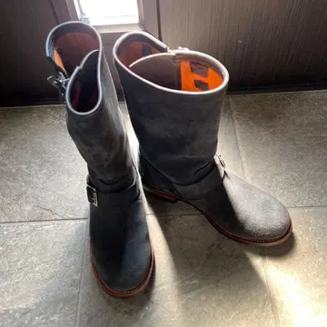 루드 갤러리 스웨이드 부츠 네이비 컬러