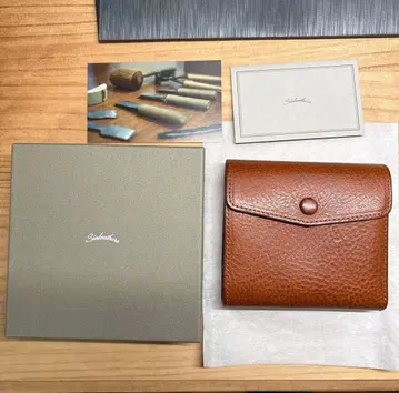 신레더스 Sinleathers 타스카 Tasca 접이식 지갑 코냑