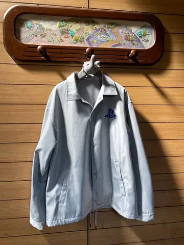 PlayStation 실버 나일론 자켓