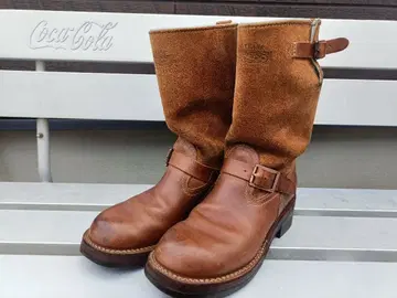 웨스코 커스텀 보스 브라운 러프 아웃 투톤 힐 새상품