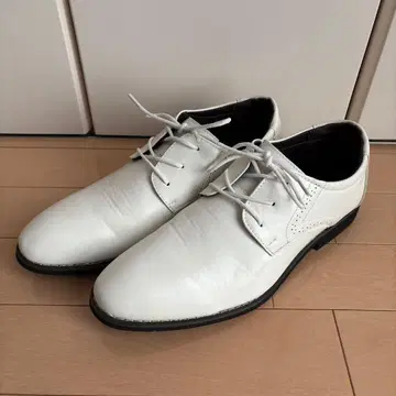 신랑 가죽 신발 화이트 에나멜 신발 결혼식 웨딩 에나멜