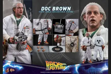 에멧 닥 브라운 핫토이즈 무비 마스터피스 DX판 1/6