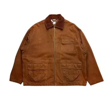 DNKY 90s USA제 덕 원단 헌팅 자켓