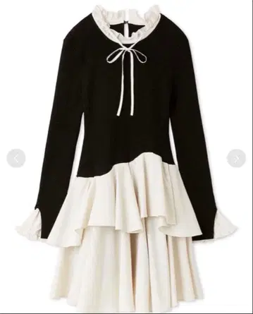 SNIDEL Sustainable 도킹 미니 니트 원피스