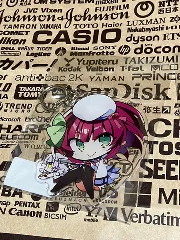 코모와타 하루카 코모와~루도 아크릴 키링 유리