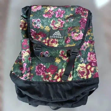 그레고리 태피스트리 패턴 백팩.