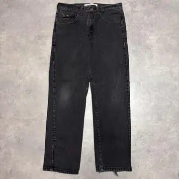 Lee 리 W32 블랙 데님 하의 팬츠 구제 의류 블랙 19691