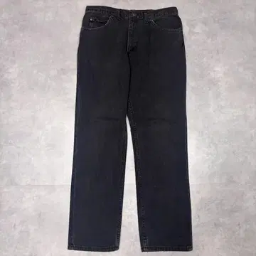 Lee W32 블랙 데님 하의 팬츠 구제 의류 블랙 19694