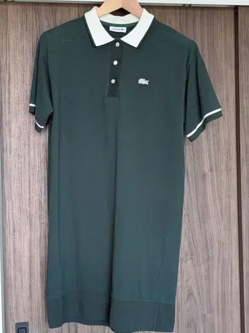 Lacoste 다크 그린 폴로 셔츠 원피스