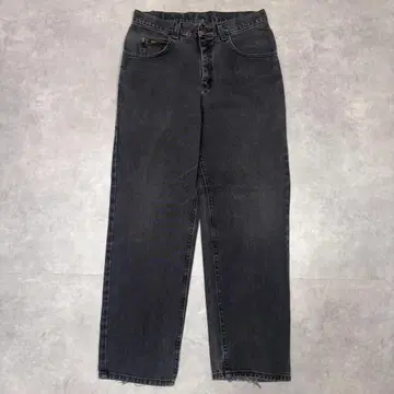 Lee 리 W31 블랙 데님 하의 팬츠 구제 의류 블랙 19696