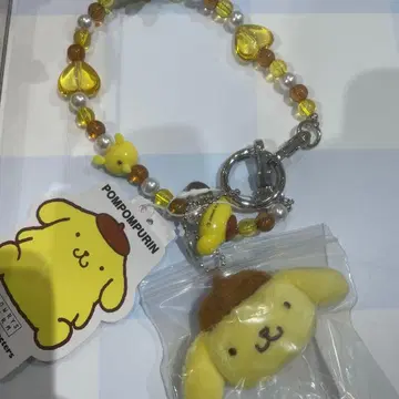 로리즈팜 폼폼푸딩 페이스키 참 포함 핸들 스트랩