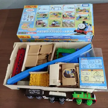 차량 포함 새상품급 프라레일 토마스가 오르락내리락! 액션 레일 세트