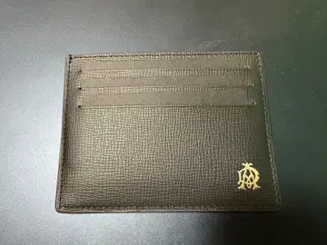 [ 미사용 새상품 ] dunhill 블랙 가죽 카드 케이스 박스 포함
