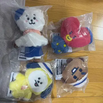 BT21 봉제 인형 4체 세트
