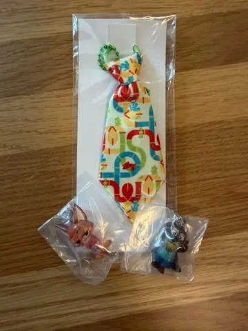 주토피아2 넥타이 키링 / 메지루시 액세서리