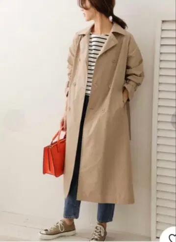 URBAN RESEARCH DOORS 베이지 트렌치코트