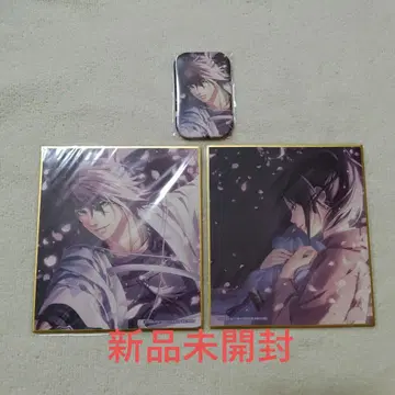 박앵귀 마루쿠지 오키타 소지 유키무라 치즈루 색지 캔뱃지 A2