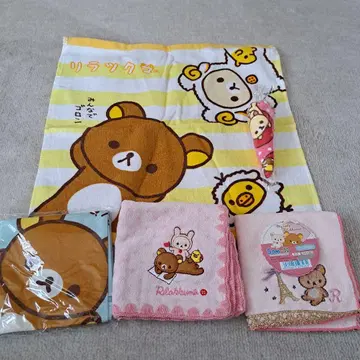 [ 미사용 새상품 ] 리락쿠마 미니 타월 세트