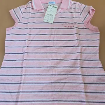 미사용 새상품 YONEX 테니스 반팔 피케 셔츠 M 사이즈 핑크