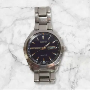 SEIKO Kinetic ANA 콜라보 자동 와인딩 손목시계 블랙 다이얼
