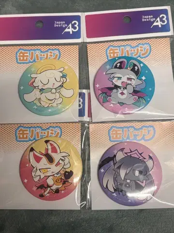 데빌 커넥션 복권 캔뱃지 데비룬 마네코 하데스타 쿠탸도엘