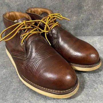 [ 새상품급 ] 레드윙 3141 처카 부츠 브라운 가죽 UK7