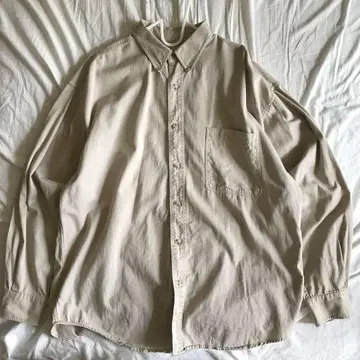 90s 화이트 택 Eddie Bauer 에디 바우어 버튼 다운 셔츠