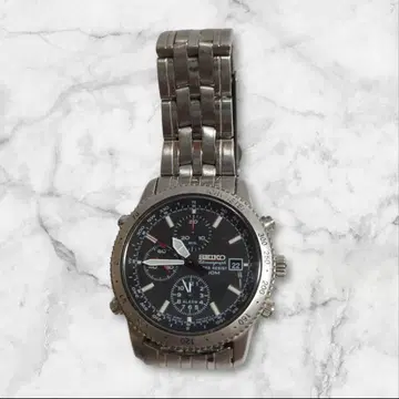 SEIKO 크로노그래프 블랙 다이얼 배터리 교환 완료