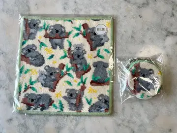 러브리 바이 페이러 호노보노 코알라 손수건 서클 파우치 세트