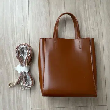 ADAMETROPE 브라운 핸드백 숄더 스트랩 포함