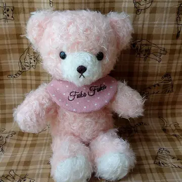 동심 봉제 인형 곰 카프카 모헤어 핑크 테디베어