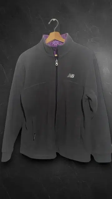 New Balance 그레이 플리스 자켓