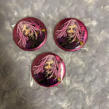 도쿄 리벤저스 매트 메탈릭 캔뱃지 산즈 하루치요