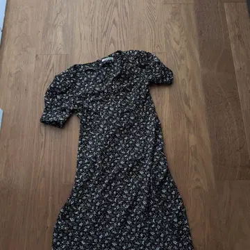 snidel 반팔 꽃무늬 롱 원피스