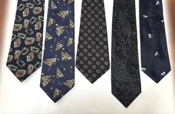 YOSHIE INABA 요시에 이나바 넥타이 5개 일괄 실크 100%