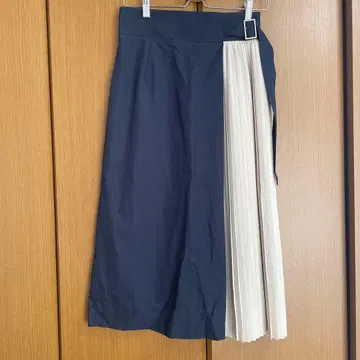 UNITED ARROWS green label 플리츠 랩스커트