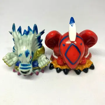 디지몬 소프트 비닐 손가락 인형 피규어 2체 세트 워가루루몬 가루다몬