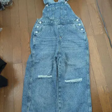 Lovetoxic 데님 오버롤 L 사이즈