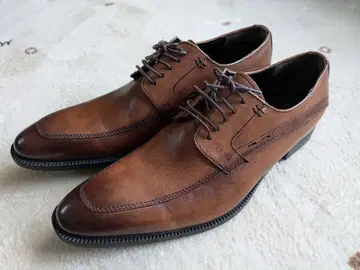 가죽 신발 Mr.JUNKO 비즈니스 슈즈 브라운 가죽