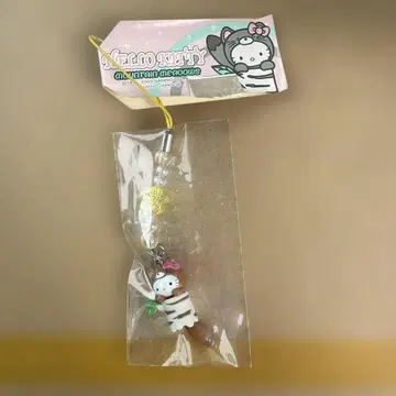 헬로키티 레트로 키티 스트랩 비즈 끈 장식