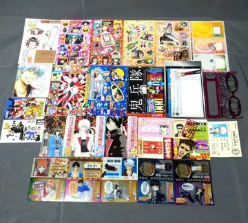 은혼 캐릭터 카드 책갈피 스티커 외 특전