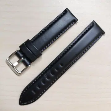 시계 벨트 Morellato STREET 블랙 가죽 18mm